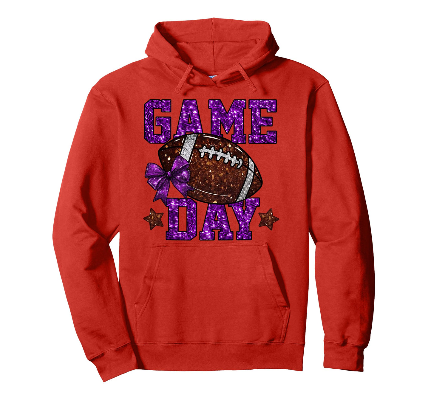 Game Day Touchdown Football Mom Go Hoodie - Streetwear Style for Adults - T-Shirt, Sweatshirt, Hoodie