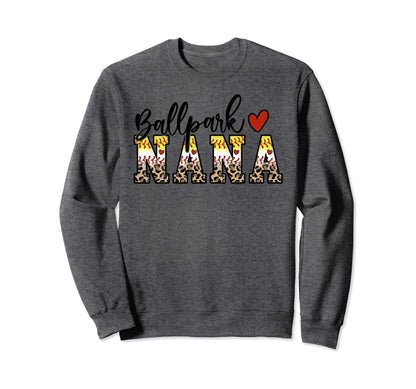 Ballpark Nana Baseball Softball Sweatshirt - Fun Novelty Design Men Women - T-Shirt, Sweatshirt, Hoodie