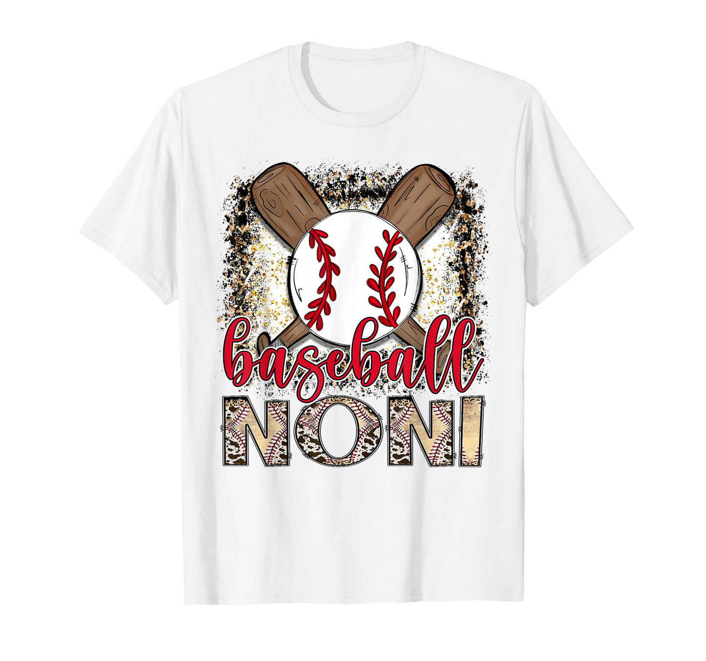 Baseball Noni Leopard Proud Ball Noni T-Shirt - Novelty Apparel Men Women - T-Shirt, Sweatshirt, Hoodie