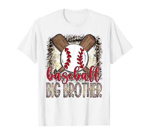 Baseball Big Brother Leopard Proud T-Shirt - Trendy Graphic for Adults - T-Shirt, Sweatshirt, Hoodie