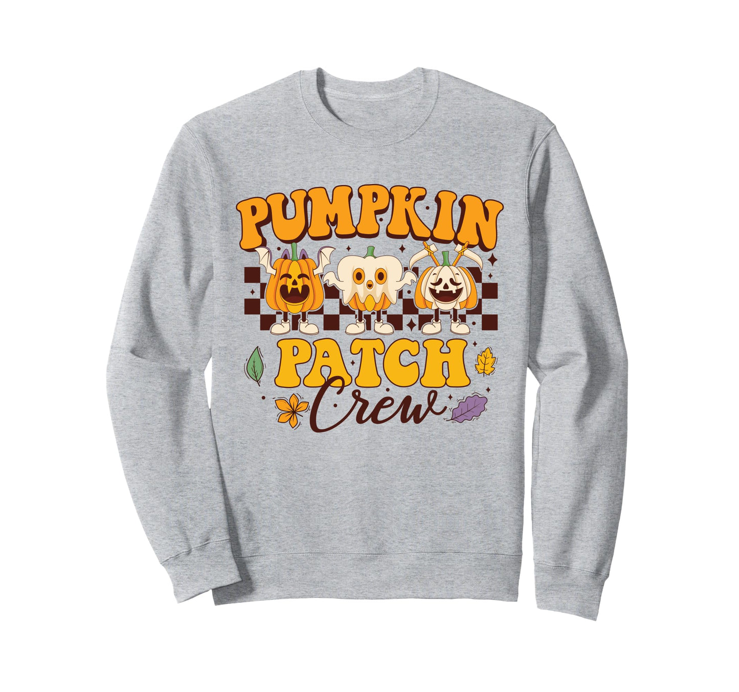 Pumpkin Patchs Crew Fall Autumn Sweatshirt - Aesthetic Graphic Unisex - T-Shirt, Sweatshirt, Hoodie