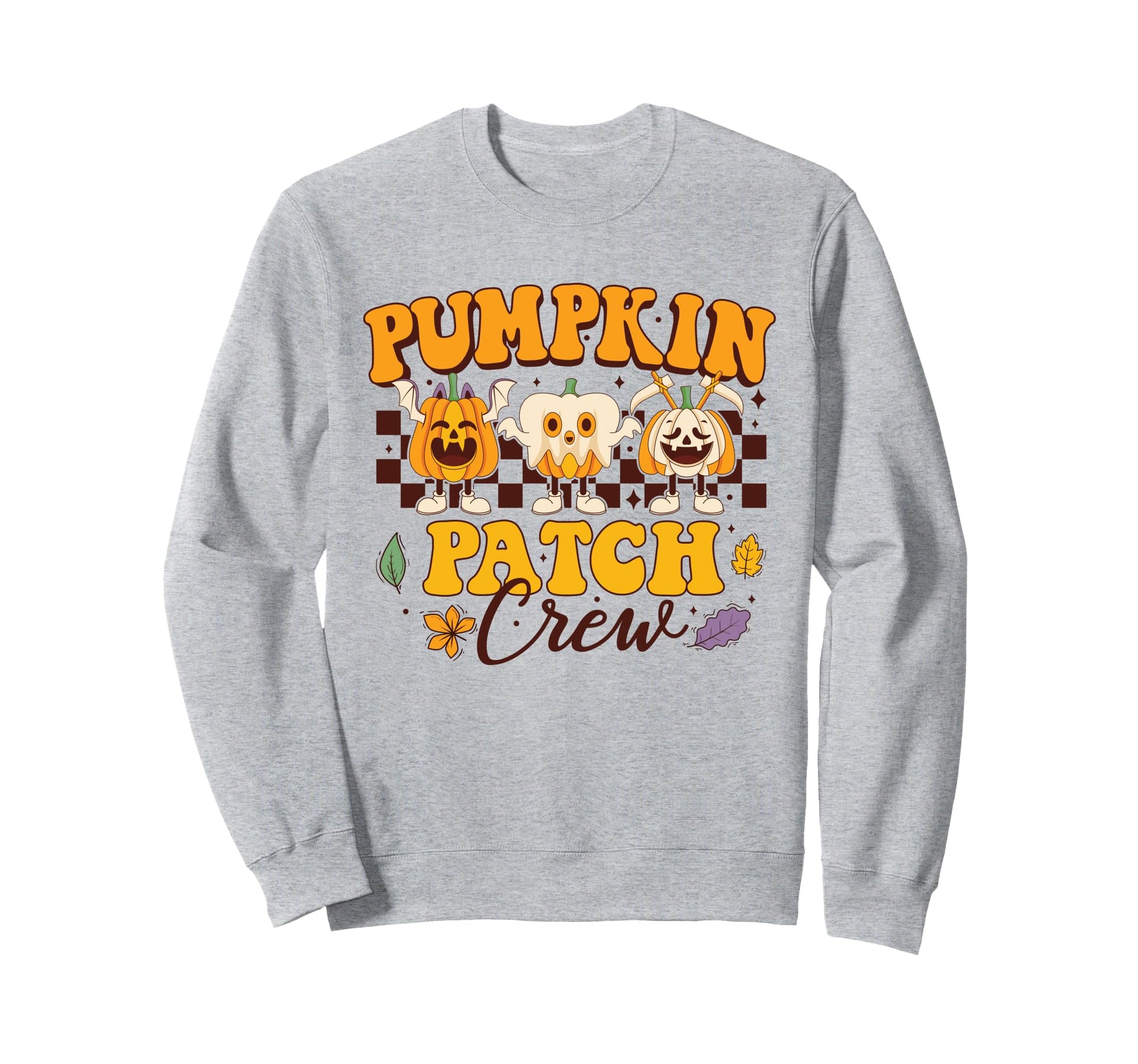 Pumpkin Patchs Crew Fall Autumn Sweatshirt - Aesthetic Graphic Unisex - T-Shirt, Sweatshirt, Hoodie