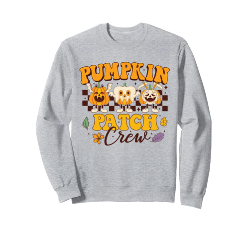 Pumpkin Patchs Crew Fall Autumn Sweatshirt - Aesthetic Graphic Unisex - T-Shirt, Sweatshirt, Hoodie