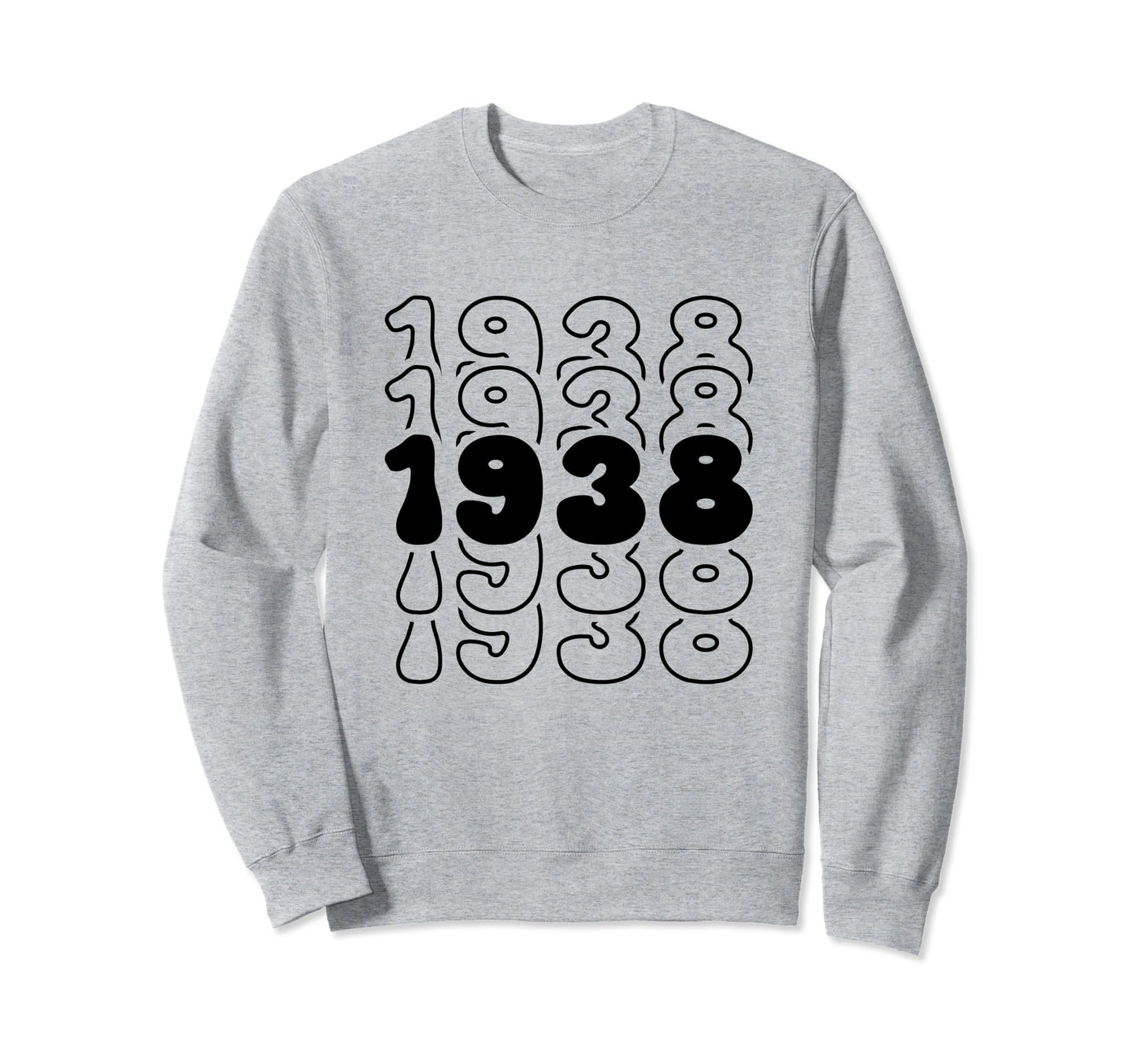 86 Year Old Groovy 86Th Sweatshirt - Casual Everyday Wear for Adults - T-Shirt, Sweatshirt, Hoodie