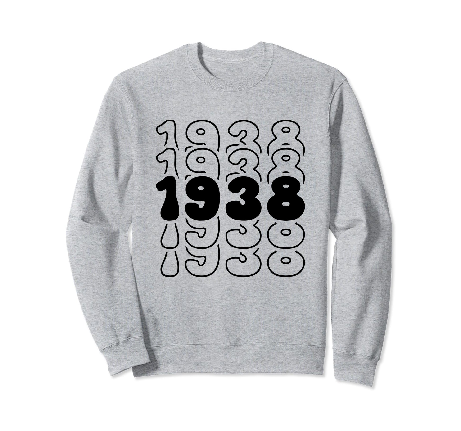 86 Year Old Groovy 86Th Sweatshirt - Casual Everyday Wear for Adults - T-Shirt, Sweatshirt, Hoodie