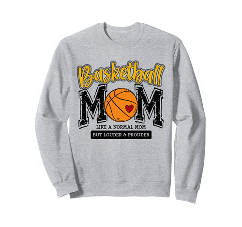 Basketball Mama Yellow Game Day Sweatshirt - Fun Novelty Design Unisex - T-Shirt, Sweatshirt, Hoodie