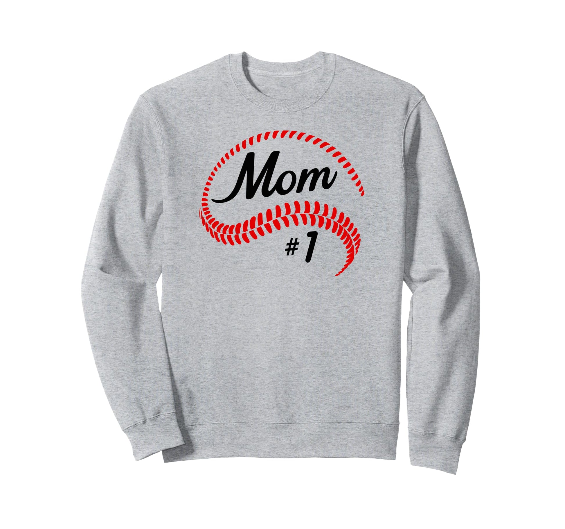 Baseball Softball 1 Baseball Mom Sweatshirt - Unique Graphic for Adults - T-Shirt, Sweatshirt, Hoodie