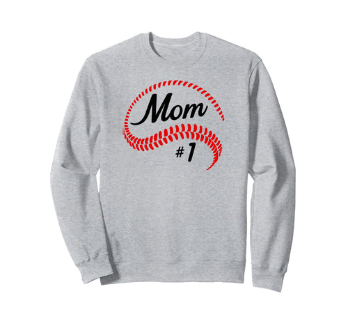 Baseball Softball 1 Baseball Mom Sweatshirt - Unique Graphic for Adults - T-Shirt, Sweatshirt, Hoodie