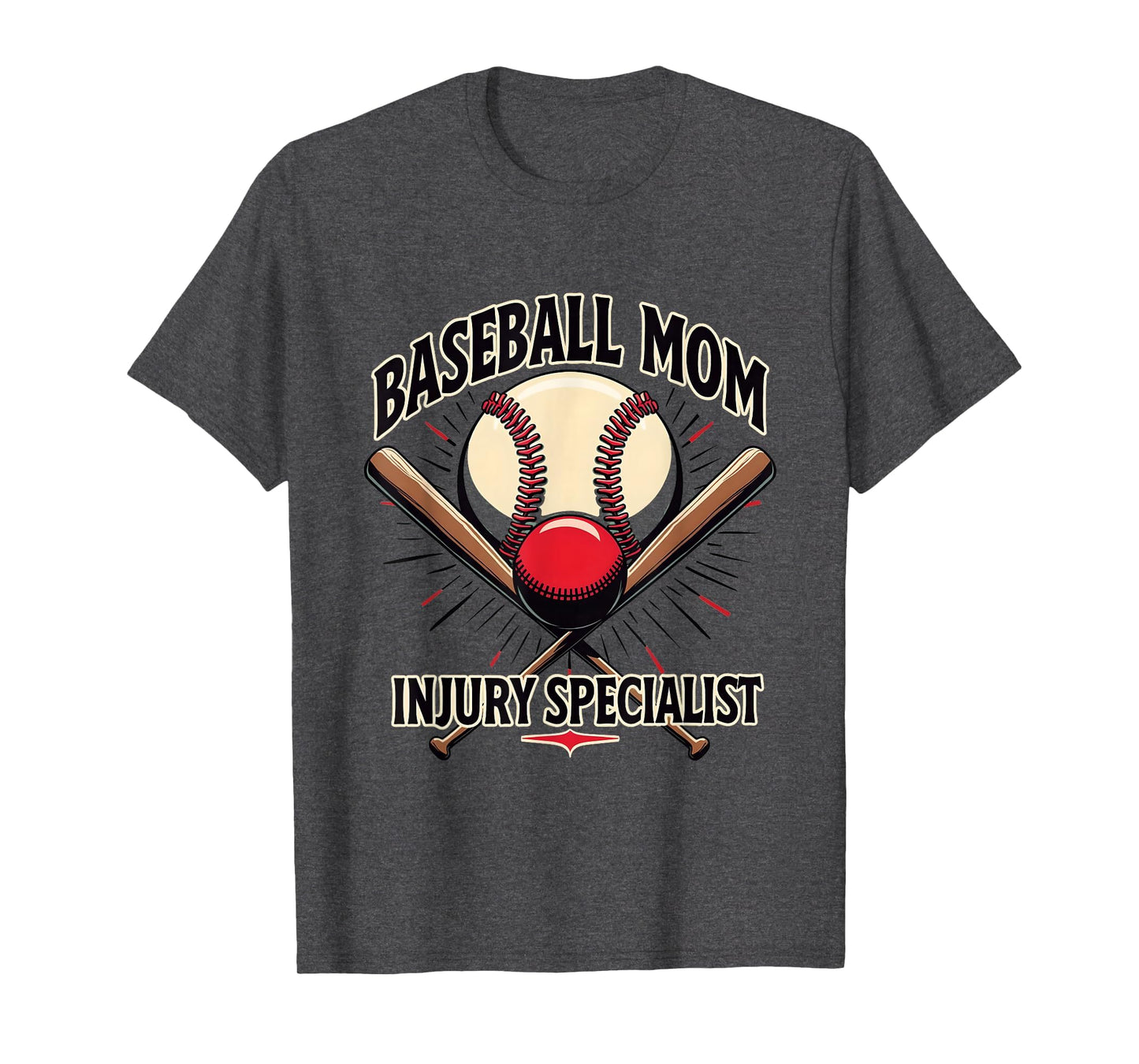 Baseball Mom Injury Specialist T-Shirt - Custom Art Print Unisex - T-Shirt, Sweatshirt, Hoodie