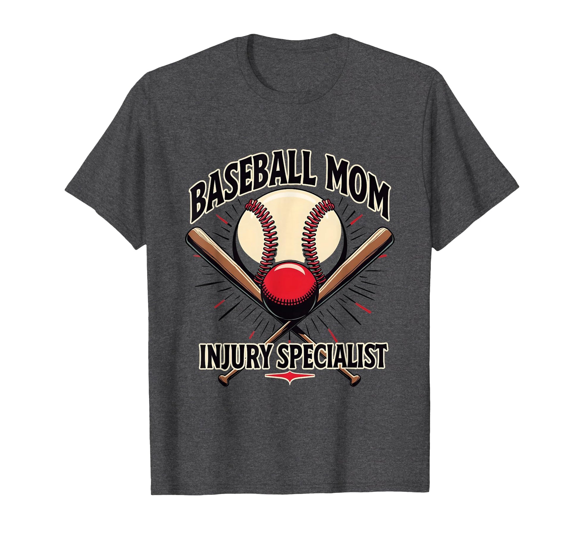Baseball Mom Injury Specialist T-Shirt - Custom Art Print Unisex - T-Shirt, Sweatshirt, Hoodie