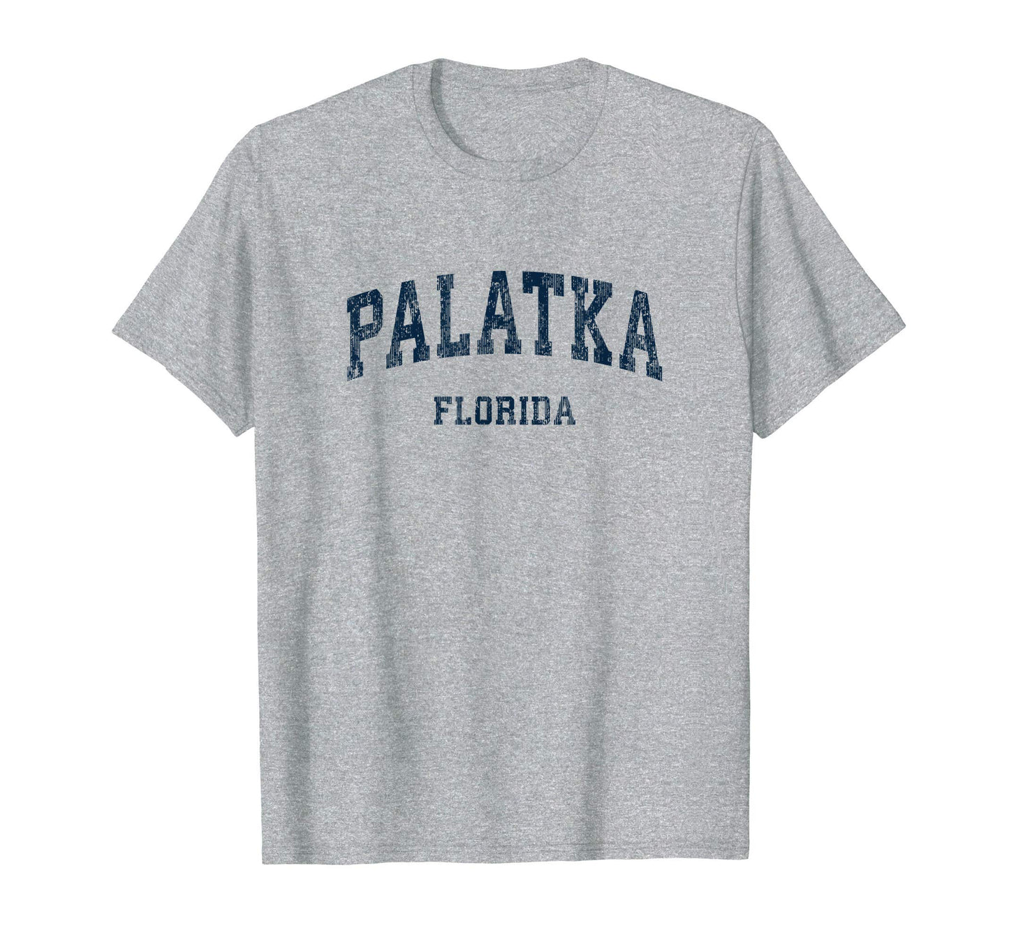 Palatka Florida Fl Varsity Sports Navy T-Shirt - Trendy Graphic Unisex - T-Shirt, Sweatshirt, Hoodie