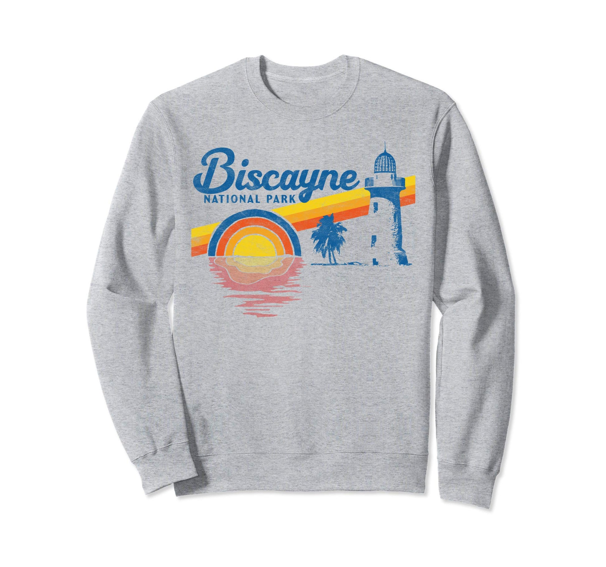 Biscayne National Park 80S Sweatshirt - Minimalist Print Men Women - T-Shirt, Sweatshirt, Hoodie
