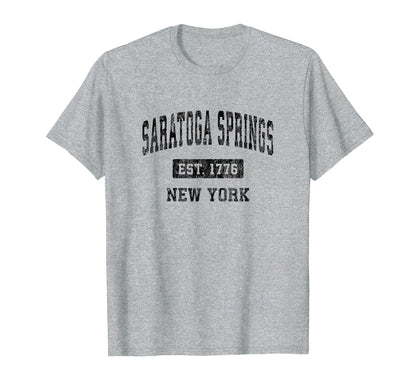 Saratoga Springs New York Ny Sports T-Shirt - Unique Graphic Men Women - T-Shirt, Sweatshirt, Hoodie