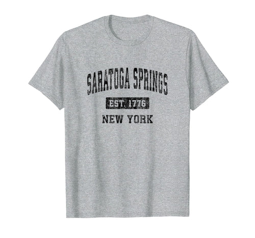 Saratoga Springs New York Ny Sports T-Shirt - Unique Graphic Men Women - T-Shirt, Sweatshirt, Hoodie