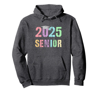 Graduated 2025 Senior Officially Hoodie - Graphic Print for Adults - T-Shirt, Sweatshirt, Hoodie