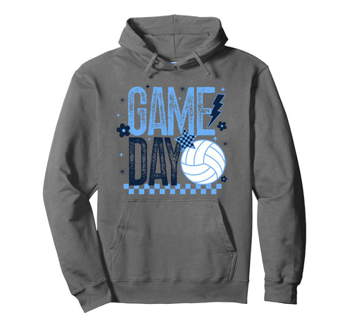 Volleyball Game Day Volleyball Mom Light Hoodie - Graphic Print Men Women - T-Shirt, Sweatshirt, Hoodie