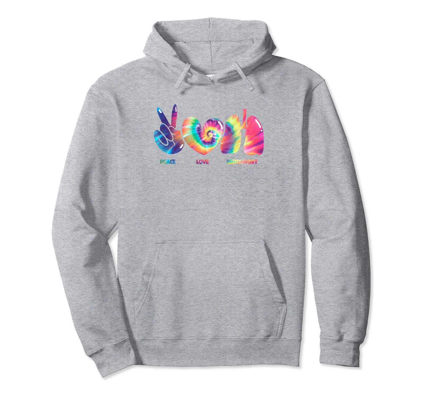 Respiratory Therapist Tie Dye Hoodie - Casual Everyday Wear for Adults - T-Shirt, Sweatshirt, Hoodie