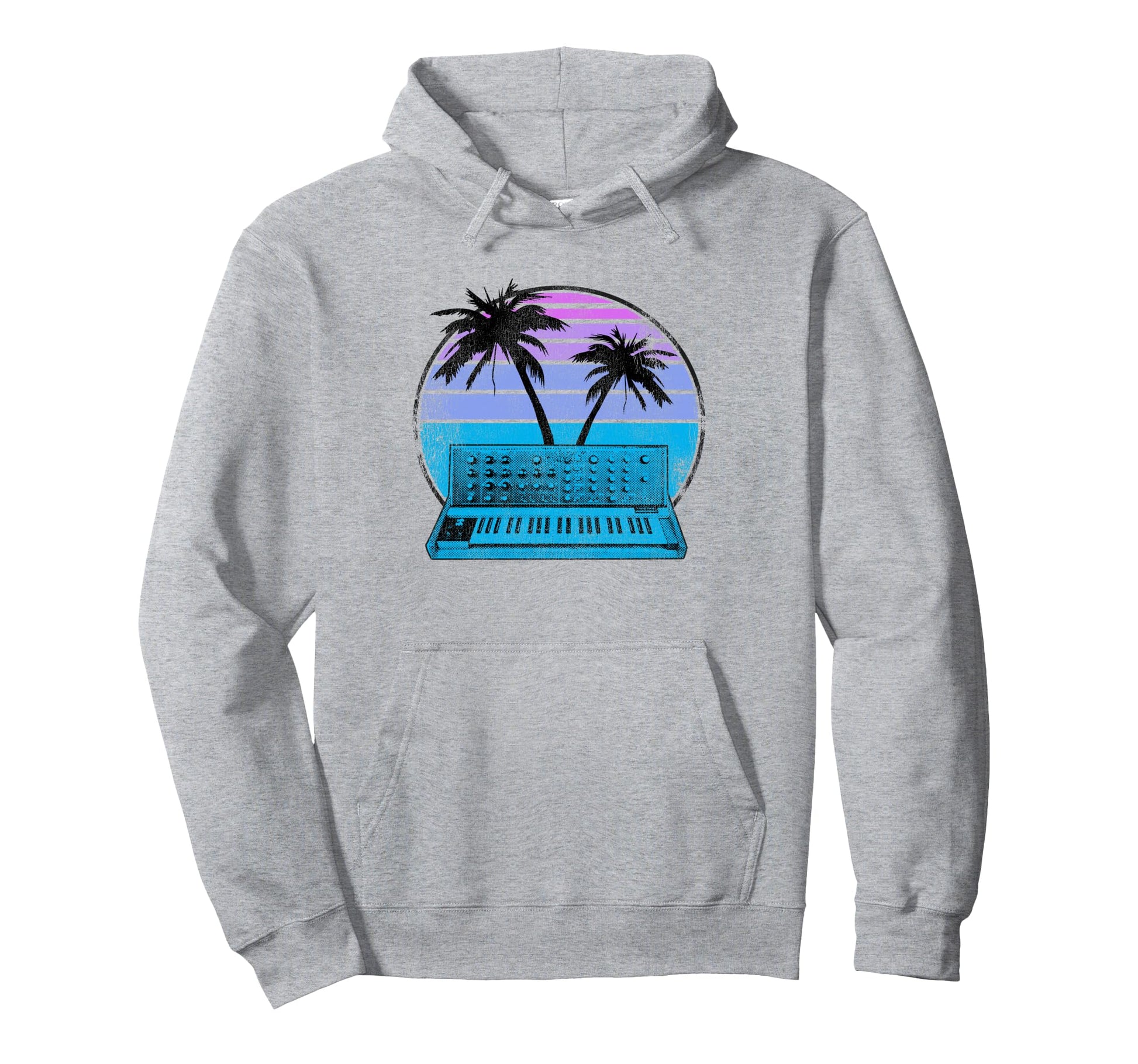 Synthwave Retrowave Pastel Goth Hoodie - Custom Art Print for Adults - T-Shirt, Sweatshirt, Hoodie