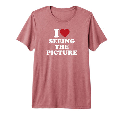 I Love Seeing Picture Camera T-Shirt - Minimalist Print Unisex - T-Shirt, Sweatshirt, Hoodie