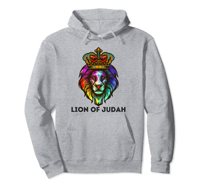 Lion Judah Jesus King Jungle Lions Hoodie - Aesthetic Graphic for Adults - T-Shirt, Sweatshirt, Hoodie