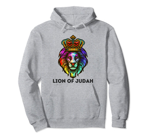 Lion Judah Jesus King Jungle Lions Hoodie - Aesthetic Graphic for Adults - T-Shirt, Sweatshirt, Hoodie