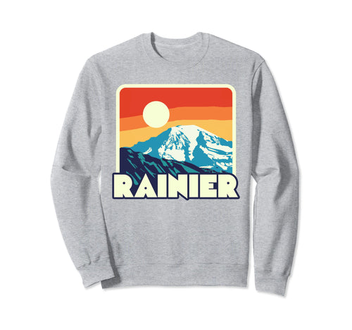 Mount Rainier Wpa National Parks Sweatshirt - Streetwear Style Men Women - T-Shirt, Sweatshirt, Hoodie