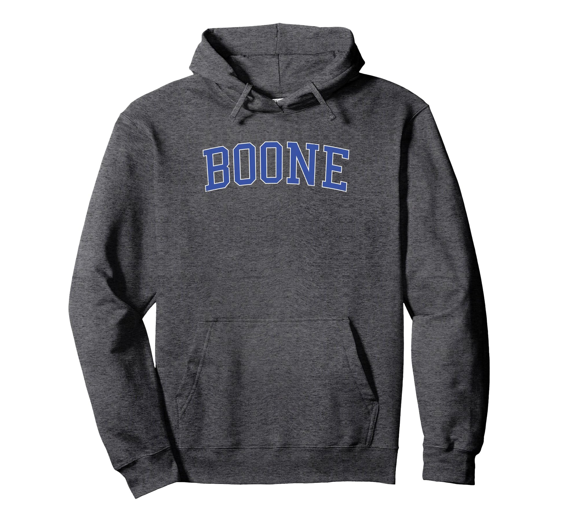 Boone Ia Distressed Blue Varsity Hoodie - Aesthetic Graphic Unisex - T-Shirt, Sweatshirt, Hoodie