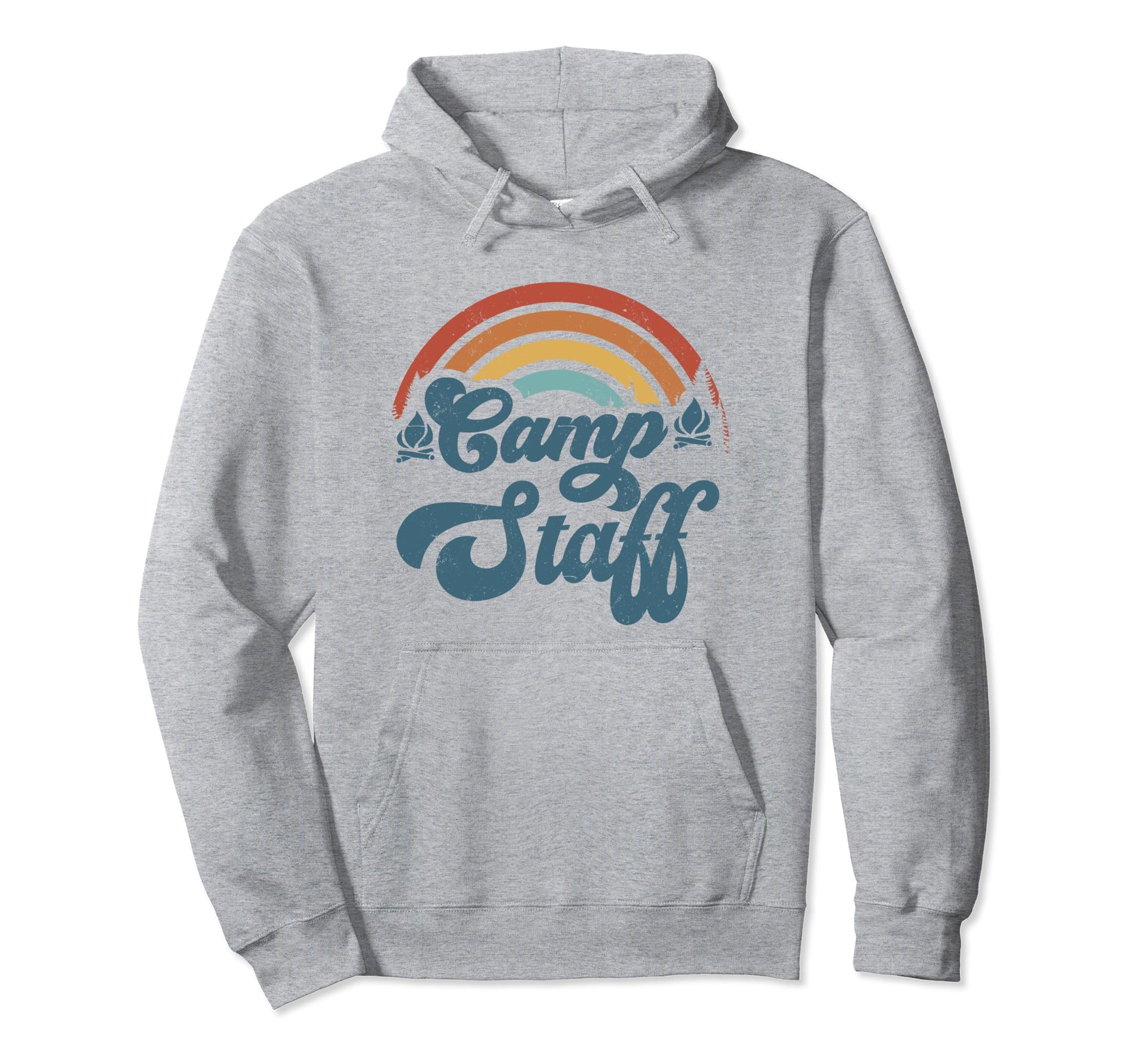 Summer Camp Counselor Staff Groovy Hoodie - Aesthetic Graphic Men Women - T-Shirt, Sweatshirt, Hoodie