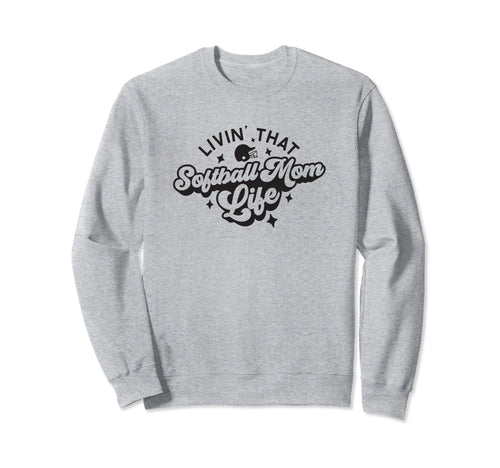 Living That Softball Mom Life Game Day Hoodie - Streetwear Style Men Women - T-Shirt, Sweatshirt, Hoodie