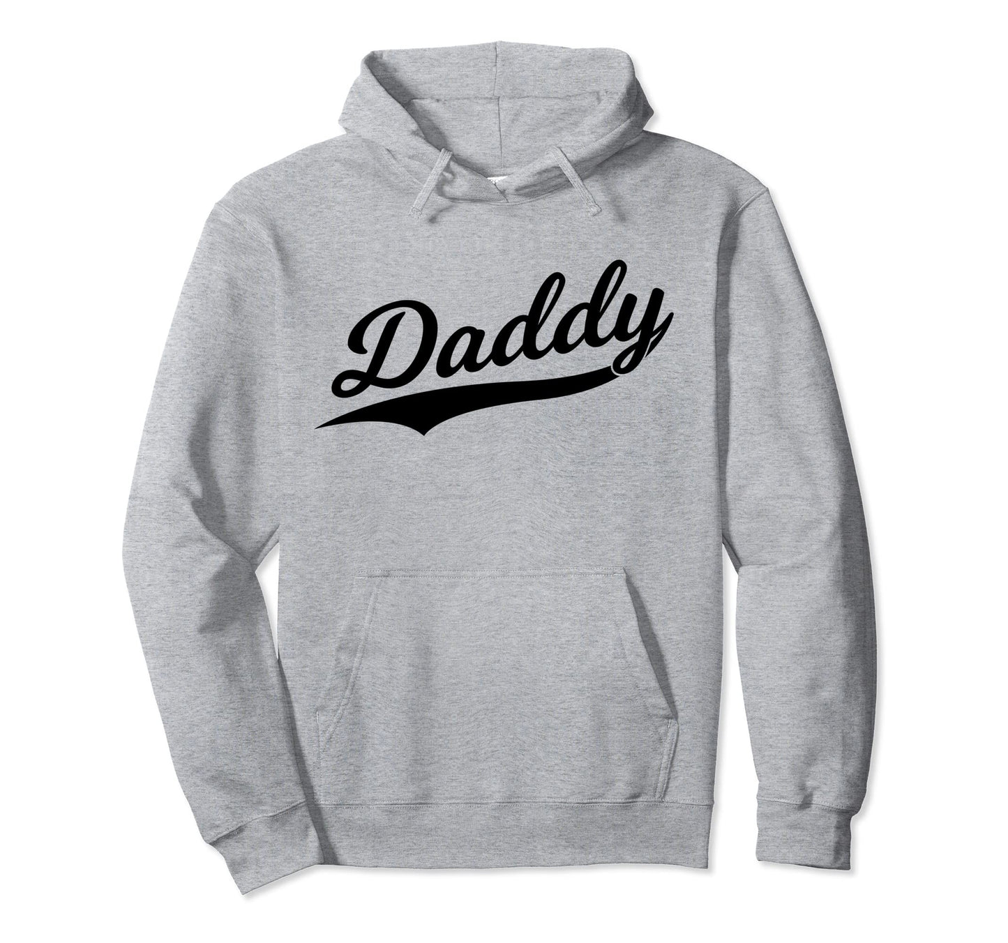 Daddy Baseball Script Cursive Jersey Hoodie - Trendy Graphic for Adults - T-Shirt, Sweatshirt, Hoodie