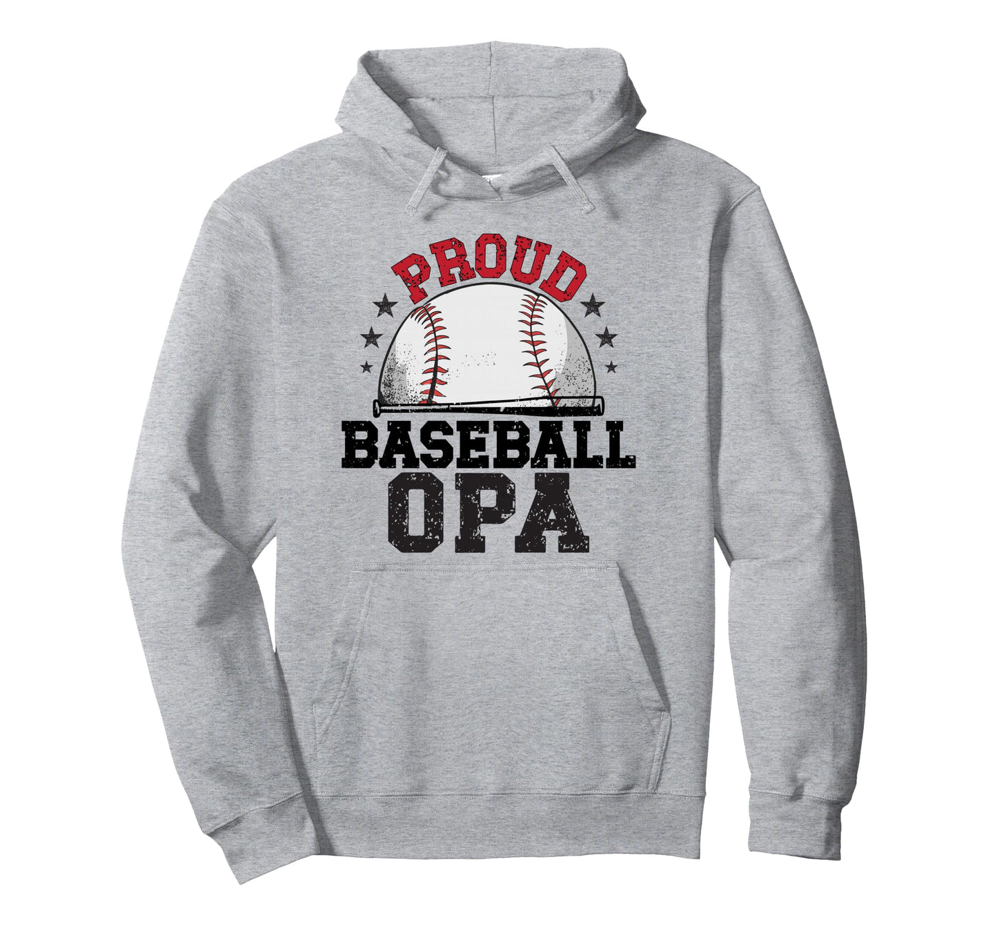 Proud Baseball Opa Grandpa Baseball Hoodie - Custom Art Print Men Women - T-Shirt, Sweatshirt, Hoodie