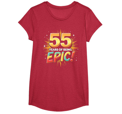 55 Years Epic Birthday Gift T-Shirt - Fun Novelty Design Unisex - T-Shirt, Sweatshirt, Hoodie