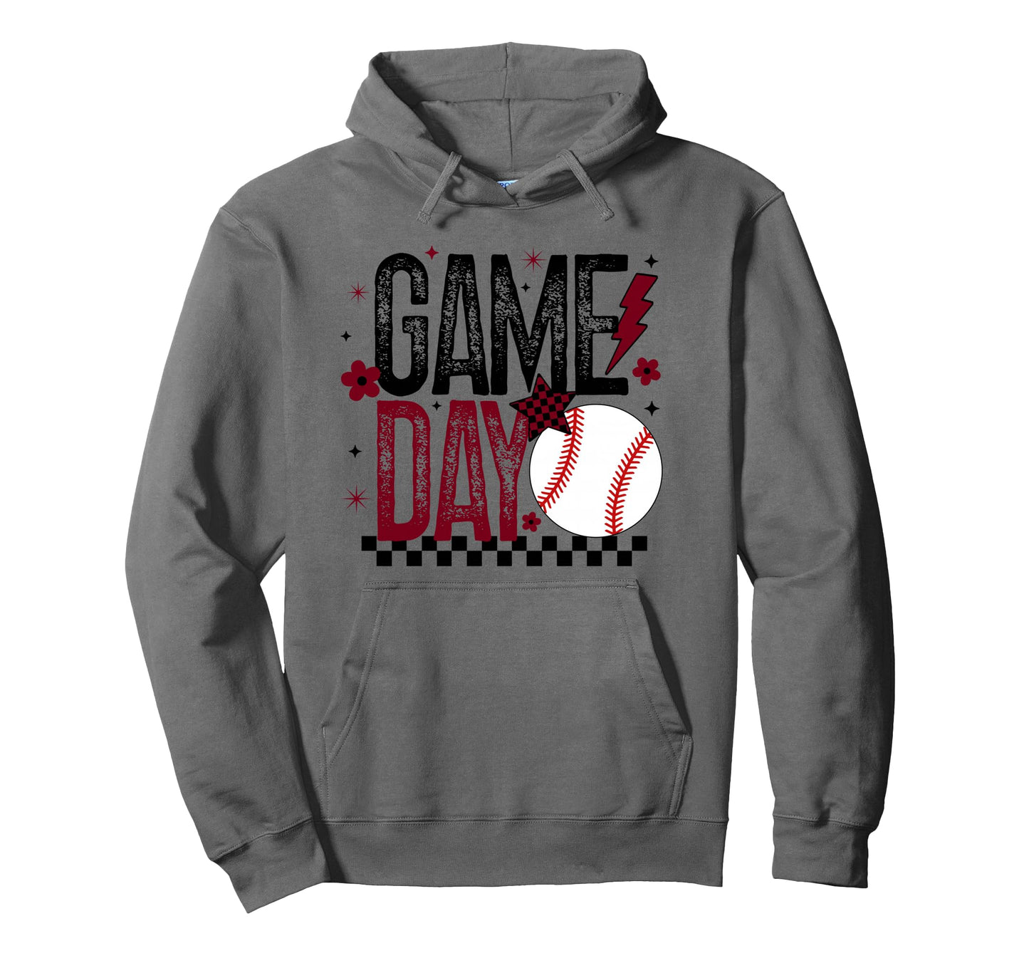 Game Day Baseball Mom Baseball Hoodie - Casual Everyday Wear for Adults - T-Shirt, Sweatshirt, Hoodie