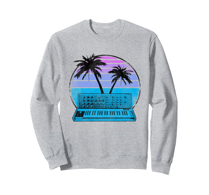 Synthwave Retrowave Pastel Goth Sweatshirt - Fun Novelty Design for Adults - T-Shirt, Sweatshirt, Hoodie