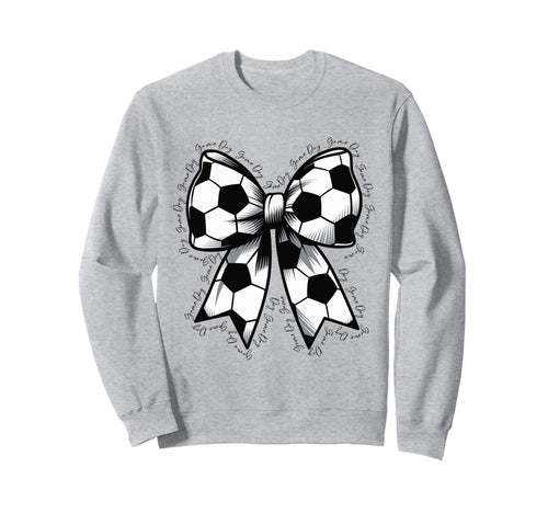 Soccer Game Day Soccer Lover Coquette Sweatshirt - Graphic Print Men Women - T-Shirt, Sweatshirt, Hoodie