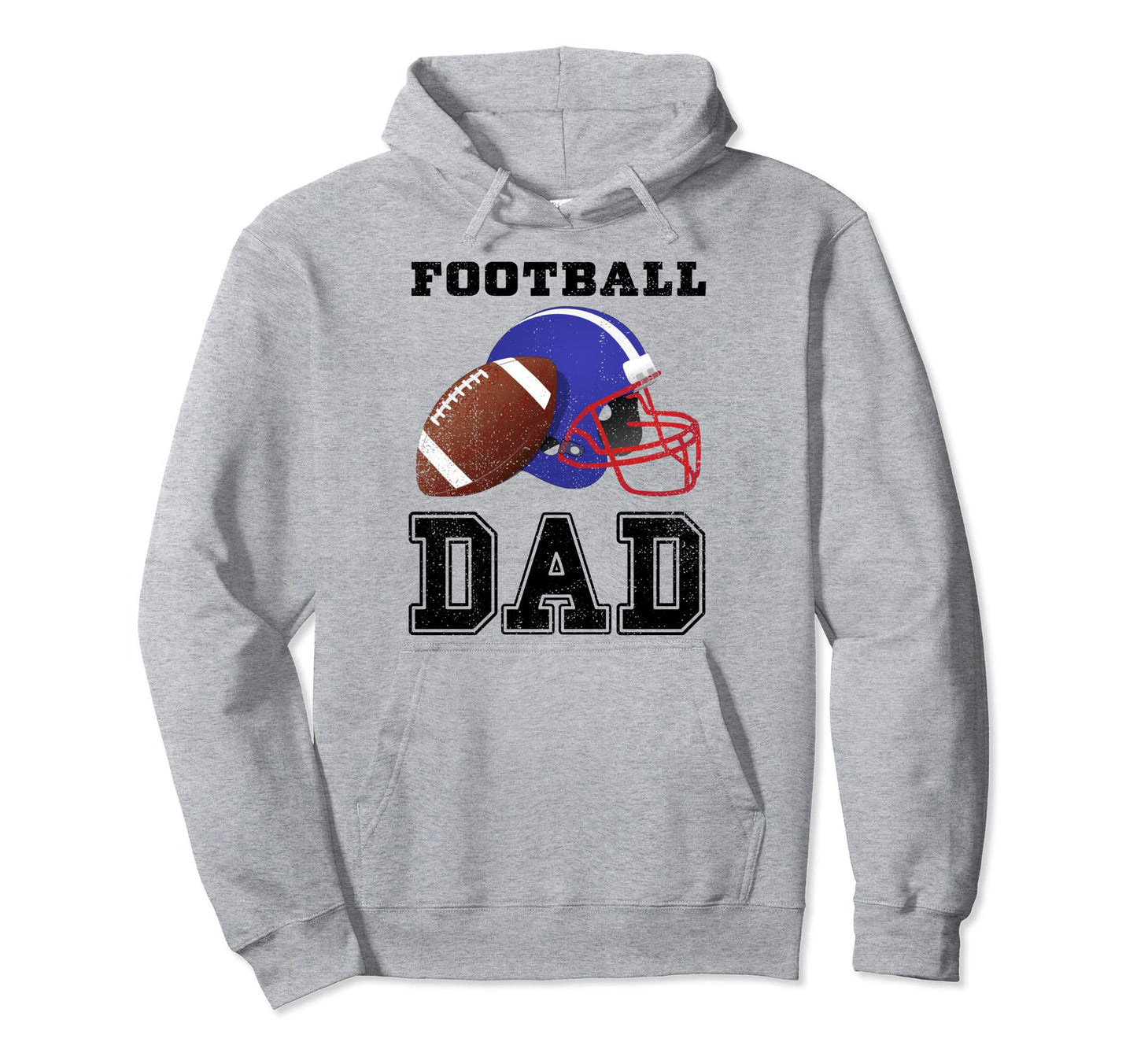 Mens Football Dad American Football Proud Hoodie - Novelty Apparel Unisex - T-Shirt, Sweatshirt, Hoodie