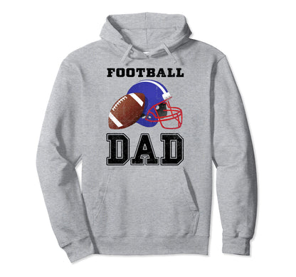 Mens Football Dad American Football Proud Hoodie - Novelty Apparel Unisex - T-Shirt, Sweatshirt, Hoodie