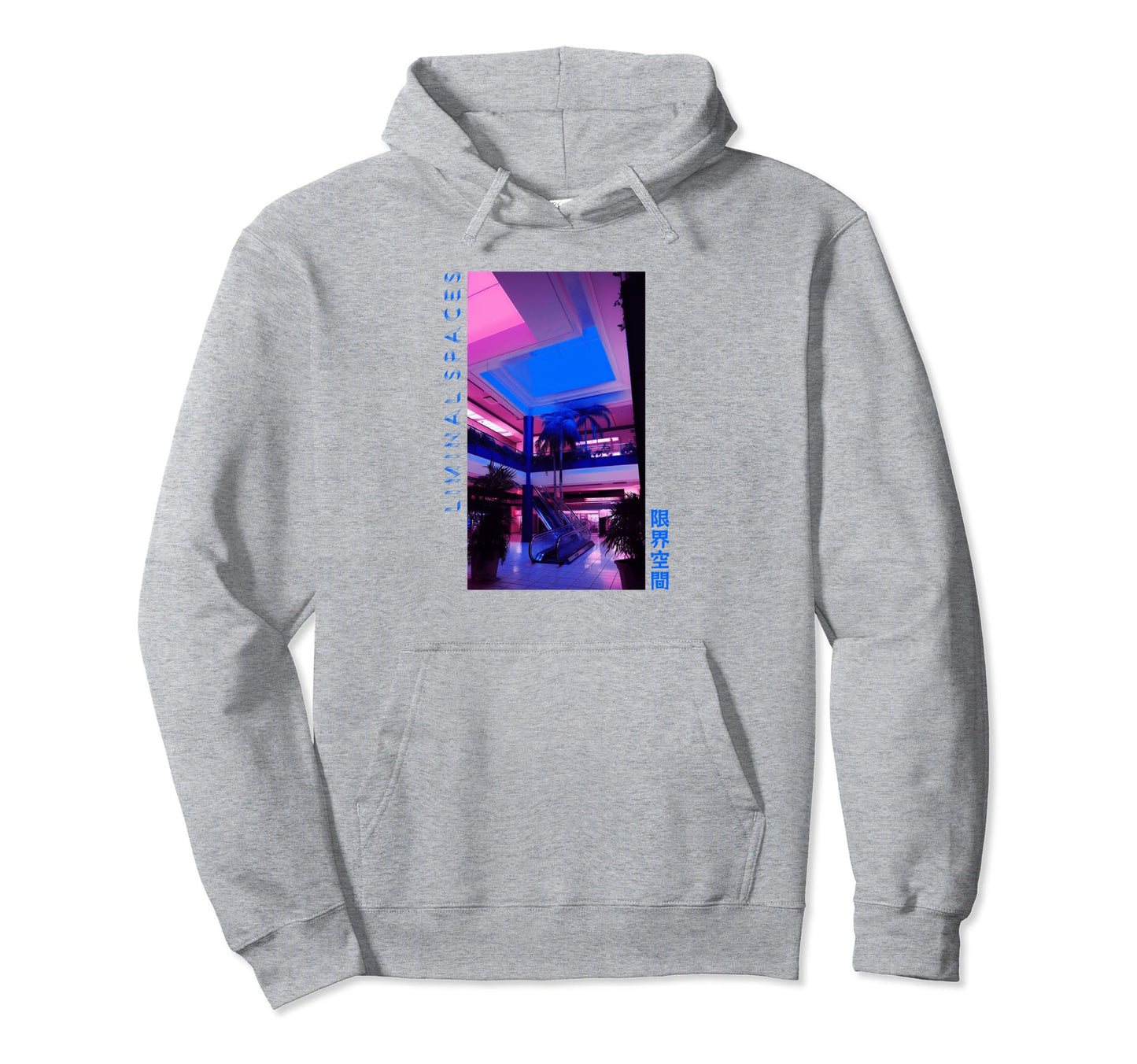 Vaporwave Liminal Spaces Aesthetic Hoodie - Graphic Print for Adults - T-Shirt, Sweatshirt, Hoodie