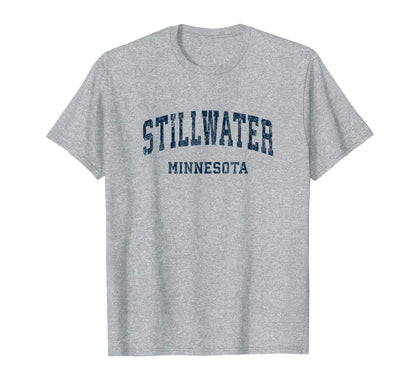 Stillwater Minnesota Mn Varsity Sports T-Shirt - Minimalist Print Unisex - T-Shirt, Sweatshirt, Hoodie