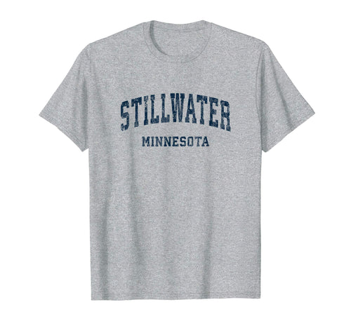 Stillwater Minnesota Mn Varsity Sports T-Shirt - Minimalist Print Unisex - T-Shirt, Sweatshirt, Hoodie