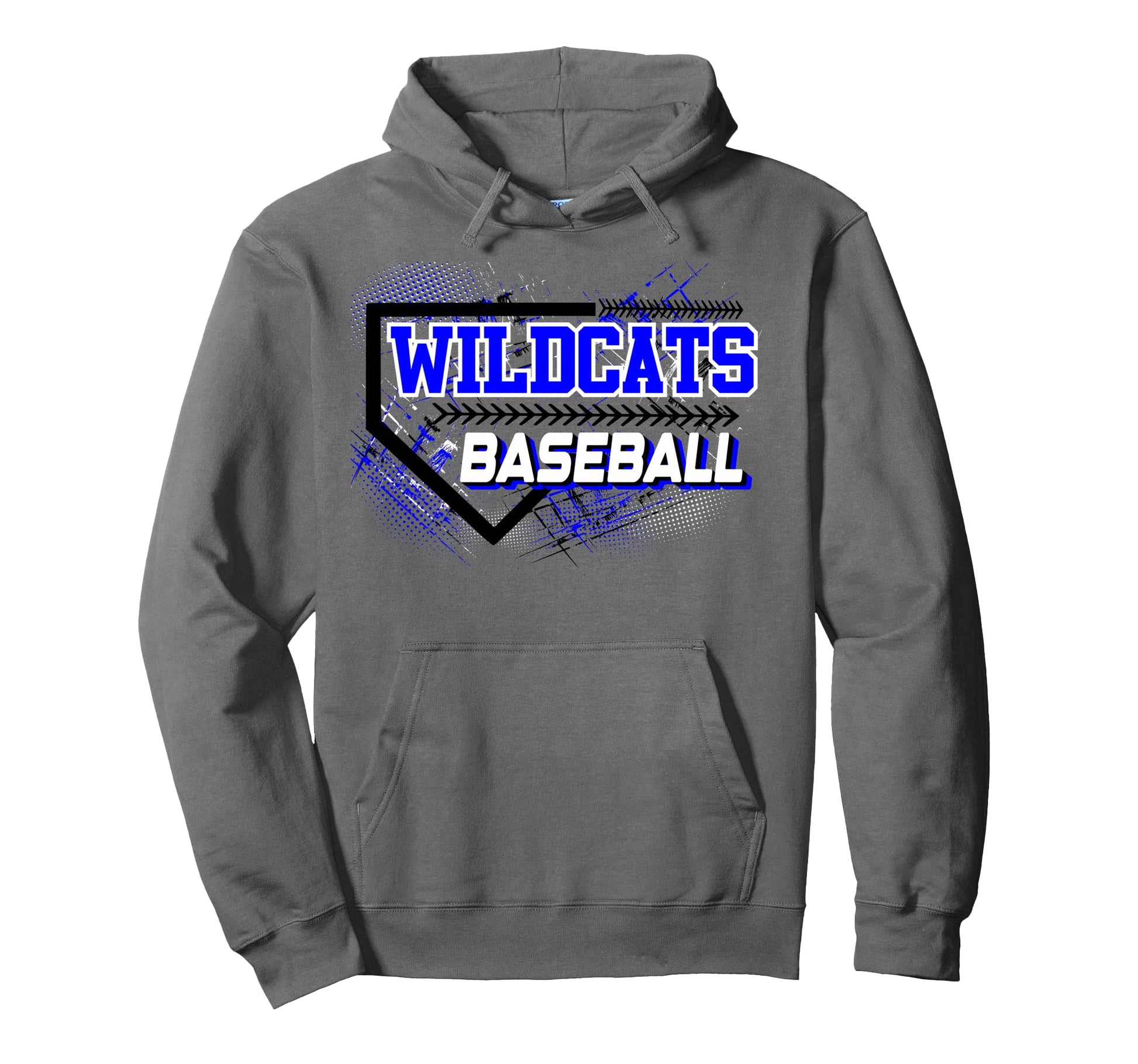 Wildcats Baseball Mom Sports Game Day Hoodie - Graphic Print Men Women - T-Shirt, Sweatshirt, Hoodie