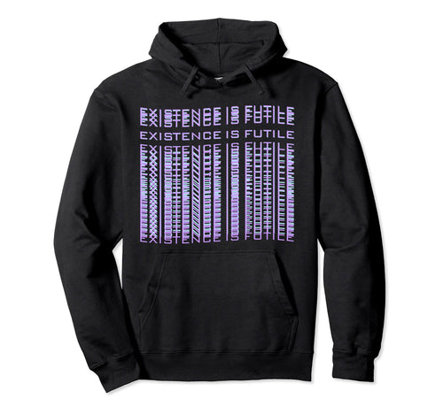 Existential Dread Existence Is Futile Wave Hoodie - Trendy Graphic Unisex - T-Shirt, Sweatshirt, Hoodie