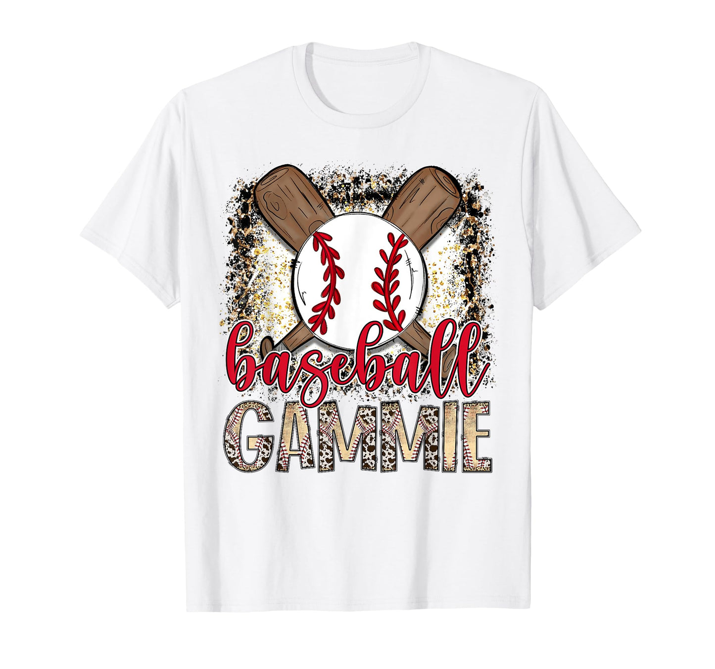 Baseball Gammie Leopard Proud Ball T-Shirt - Unique Graphic for Adults - T-Shirt, Sweatshirt, Hoodie