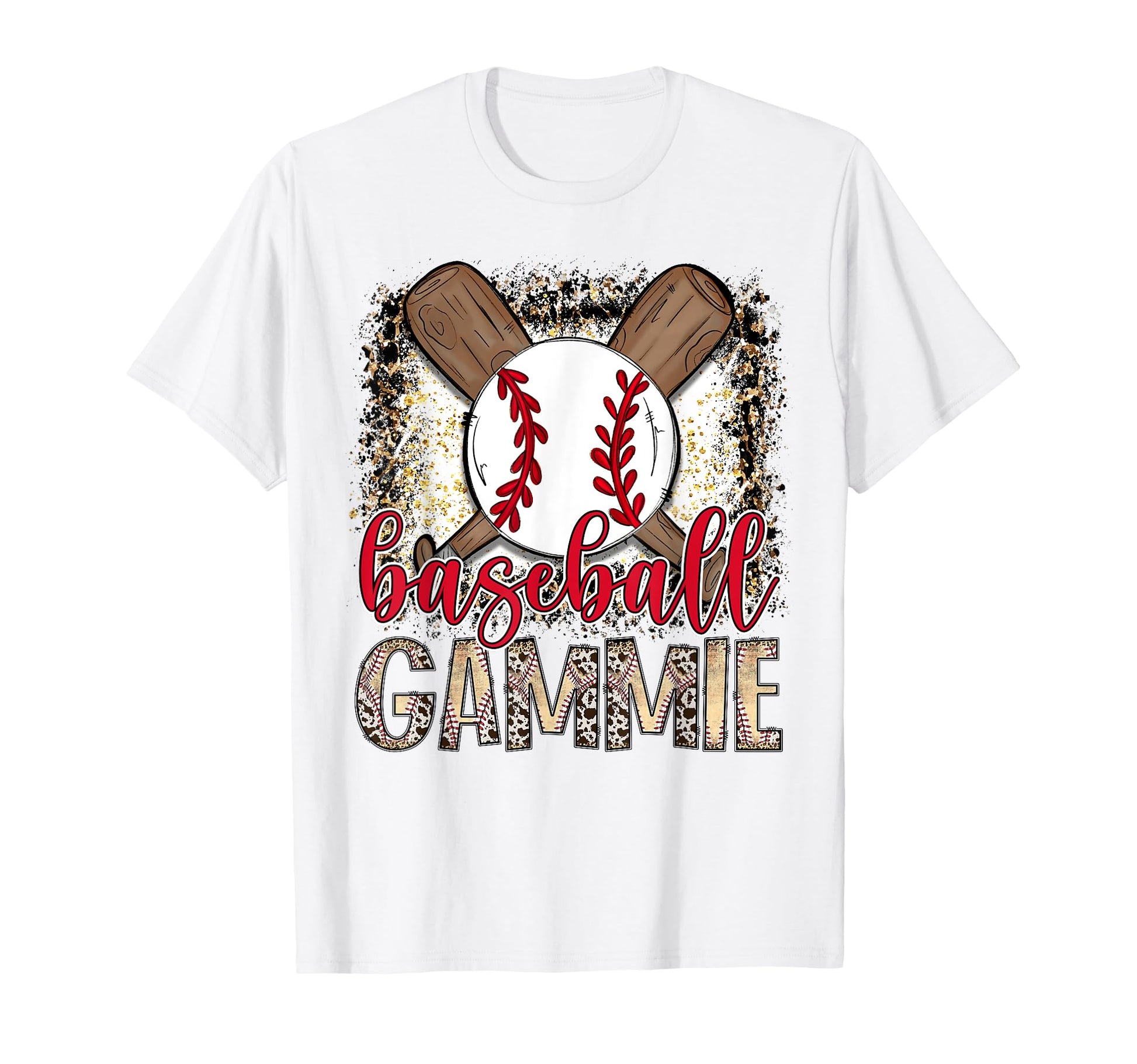 Baseball Gammie Leopard Proud Ball T-Shirt - Unique Graphic for Adults - T-Shirt, Sweatshirt, Hoodie