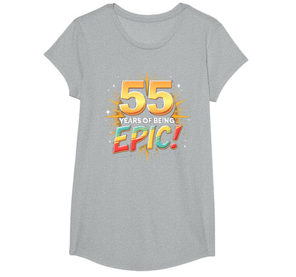 55 Years Epic Birthday Gift T-Shirt - Novelty Apparel Men Women - T-Shirt, Sweatshirt, Hoodie