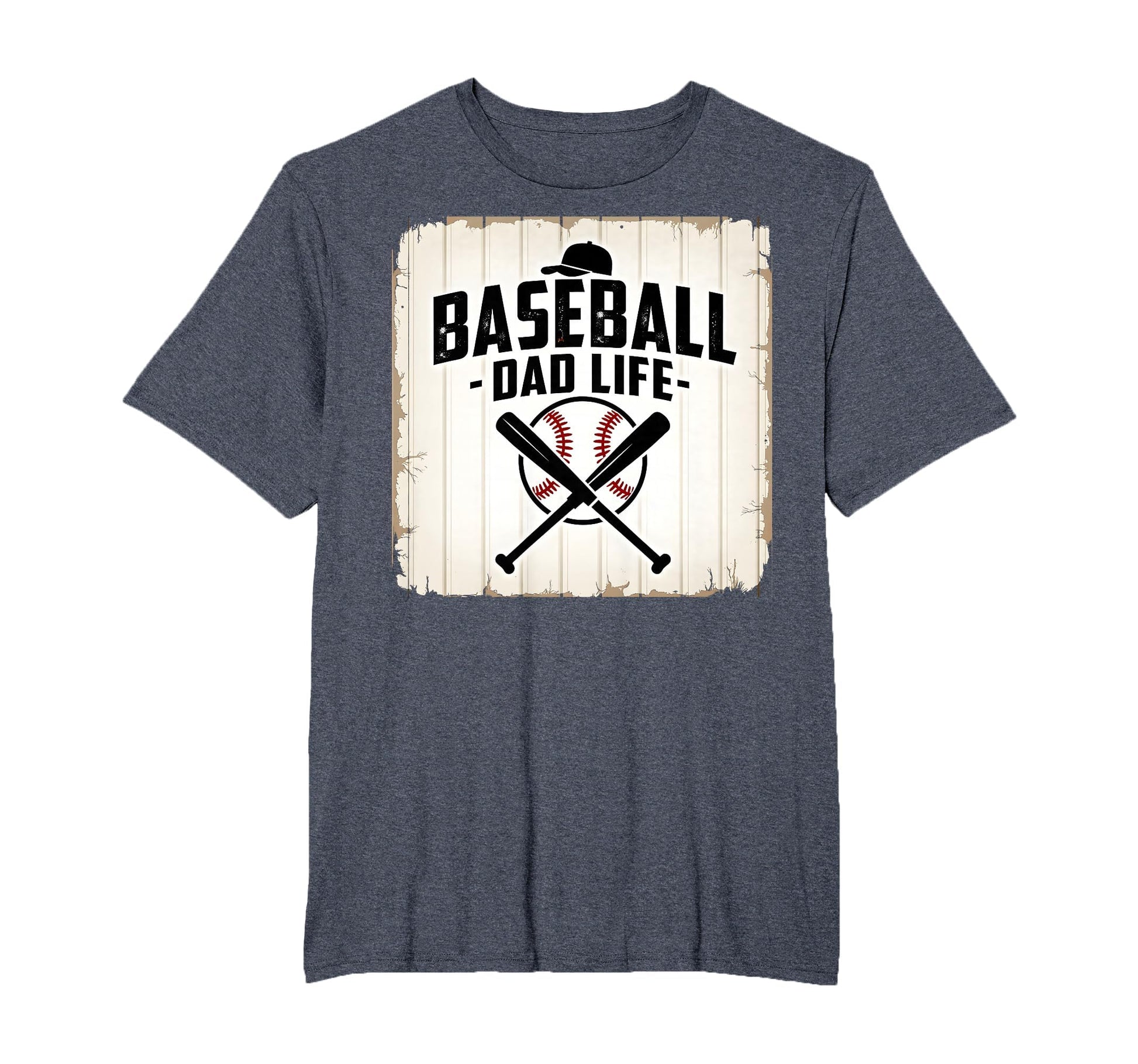 Baseball Dad Life Proud Father T-Shirt - Minimalist Print for Adults - T-Shirt, Sweatshirt, Hoodie