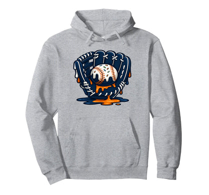 Baseball Drip Team And Ice Cream Hoodie - Graphic Print Men Women - T-Shirt, Sweatshirt, Hoodie