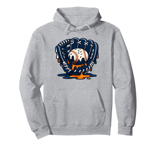 Baseball Drip Team And Ice Cream Hoodie - Graphic Print Men Women - T-Shirt, Sweatshirt, Hoodie