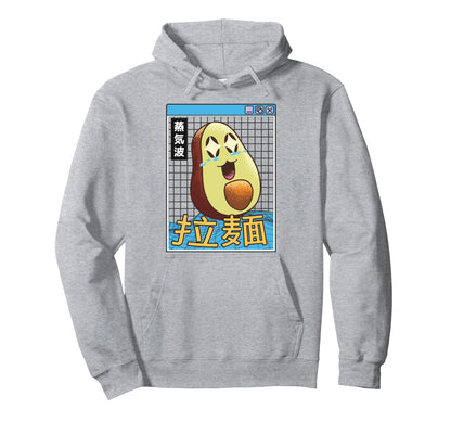 Happy Avocado Digital Japan 80S Otaku Hoodie - Trendy Graphic Men Women - T-Shirt, Sweatshirt, Hoodie