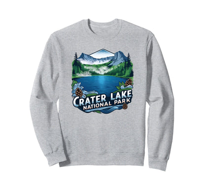 Crater Lake National Park Sweatshirt - Casual Everyday Wear Men Women - T-Shirt, Sweatshirt, Hoodie